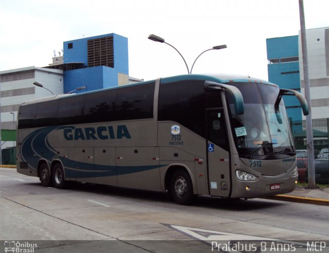 Viação Garcia 7512 na cidade de São Paulo, São Paulo, Brasil, por Cristiano Soares da Silva. Número da foto: #1565832.