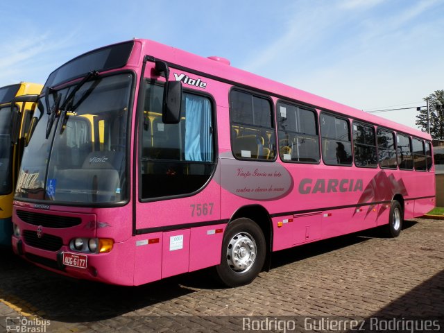 Viação Garcia 7567 na cidade de Londrina, Paraná, Brasil, por Rodrigo  Gutierrez Rodrigues. ID da foto: 1564754.