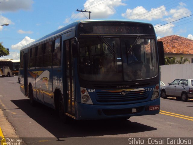 TCPP - Transporte Coletivo Presidente Prudente 18307 na cidade de Presidente Prudente, São Paulo, Brasil, por Silvio  Cesar Cardoso. Número da foto: #1566143.