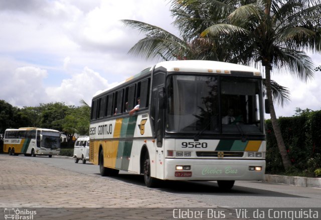 Empresa Gontijo de Transportes 9520 na cidade de Vitória da Conquista, Bahia, Brasil, por Cleber Bus. ID da foto: 1565117.