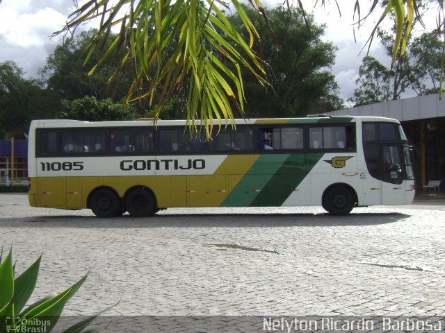 Empresa Gontijo de Transportes 11085 na cidade de Perdões, Minas Gerais, Brasil, por Nélyton Ricardo  Barbosa. Número da foto: #1565240.