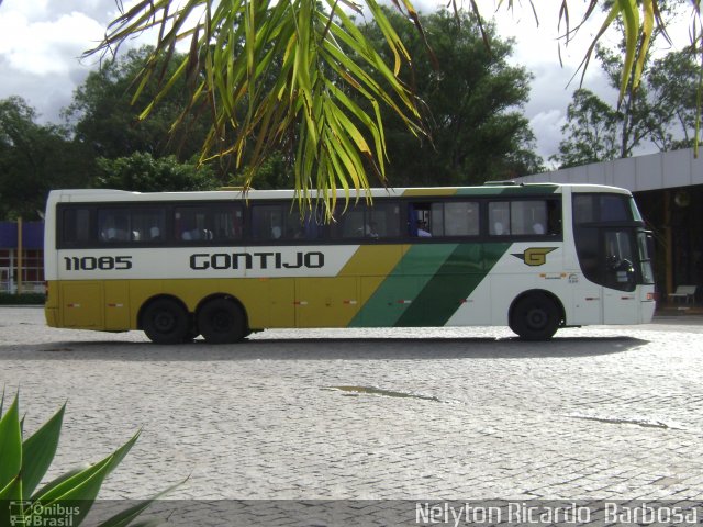 Empresa Gontijo de Transportes 11085 na cidade de Perdões, Minas Gerais, Brasil, por Nélyton Ricardo  Barbosa. ID da foto: 1565240.