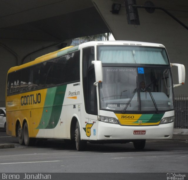 Empresa Gontijo de Transportes 11660 na cidade de Belo Horizonte, Minas Gerais, Brasil, por Breno  Jonathan. ID da foto: 1566141.