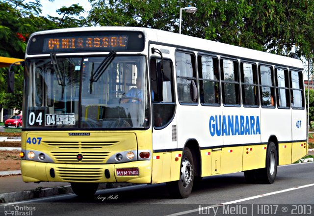 Transportes Guanabara 407 na cidade de Natal, Rio Grande do Norte, Brasil, por Iury  Mello. ID da foto: 1566278.