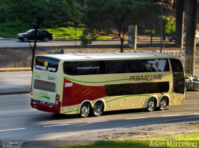 Viação Pássaro Livre 2009 na cidade de Belo Horizonte, Minas Gerais, Brasil, por Adão Raimundo Marcelino. Número da foto: #1565872.