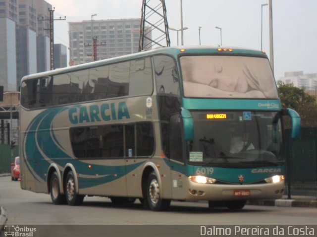 Viação Garcia 6019 na cidade de São Paulo, São Paulo, Brasil, por Dalmo Pereira da Costa. Número da foto: #1566215.