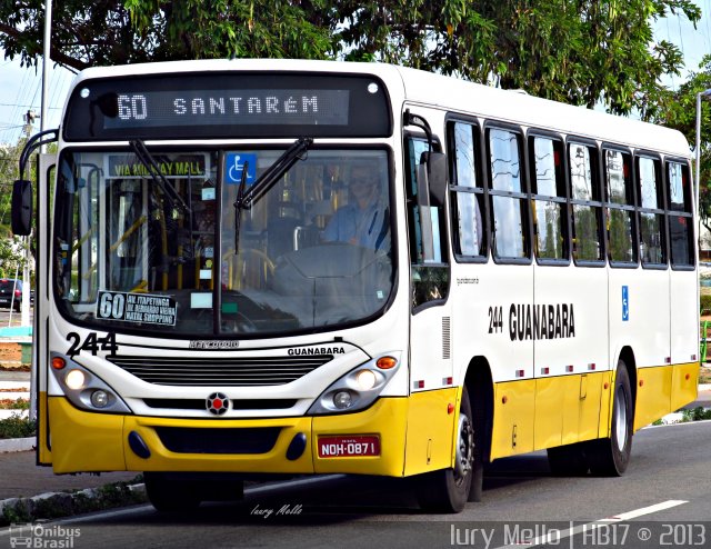 Transportes Guanabara 244 na cidade de Natal, Rio Grande do Norte, Brasil, por Iury  Mello. Número da foto: #1566125.