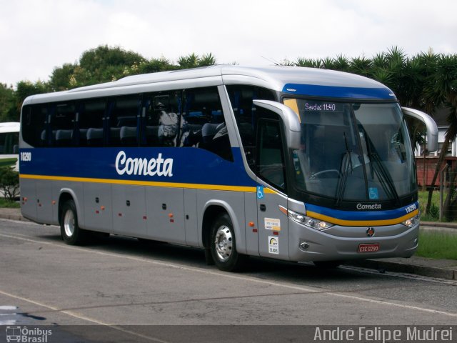 Viação Cometa 10290 na cidade de Curitiba, Paraná, Brasil, por André Felipe Mudrei. ID da foto: 1566273.