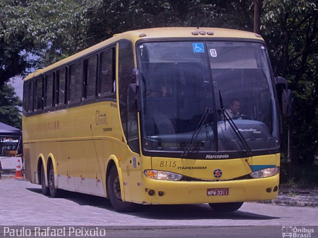 Viação Itapemirim 8115 na cidade de São José dos Campos, São Paulo, Brasil, por Paulo Rafael Peixoto. ID da foto: 1566150.