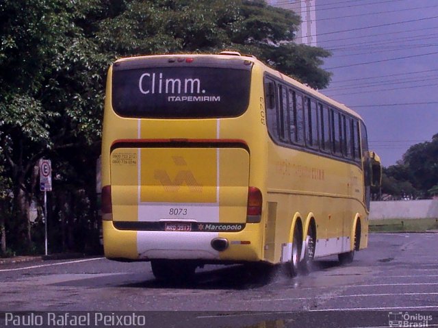 Viação Itapemirim 8073 na cidade de São José dos Campos, São Paulo, Brasil, por Paulo Rafael Peixoto. ID da foto: 1566148.