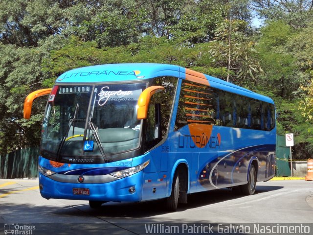 Litorânea Transportes Coletivos 5351 na cidade de São Paulo, São Paulo, Brasil, por William Patrick Galvão Nascimento. Número da foto: #1567484.