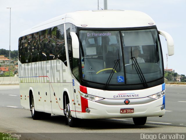 Auto Viação Catarinense 3224 na cidade de Florianópolis, Santa Catarina, Brasil, por Diogo de Carvalho Silva. Número da foto: #1569003.