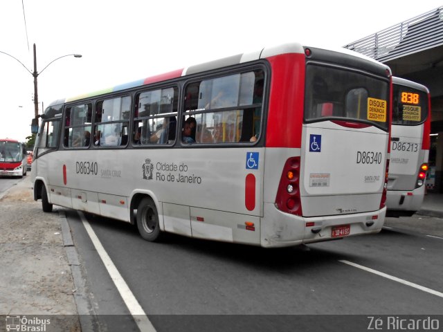 Auto Viação Jabour D86340 na cidade de Rio de Janeiro, Rio de Janeiro, Brasil, por Zé Ricardo Reis. ID da foto: 1569377.