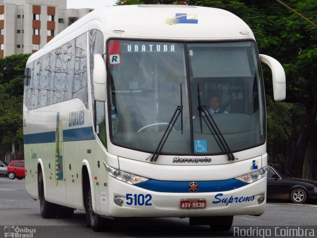 Litorânea Transportes Coletivos 5102 na cidade de São José dos Campos, São Paulo, Brasil, por Rodrigo Coimbra. Número da foto: #1569007.
