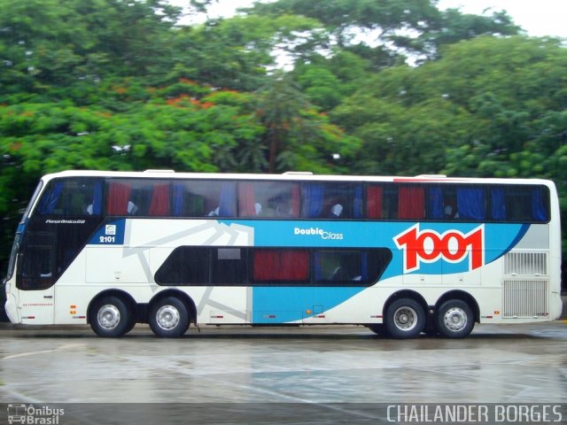 Auto Viação 1001 2101 na cidade de São Paulo, São Paulo, Brasil, por C.   Borges. Número da foto: #1569374.