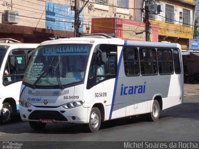 Icaraí Auto Transportes SG 54.019 na cidade de São Gonçalo, Rio de Janeiro, Brasil, por Michel Soares da Rocha. ID da foto: 1569197.