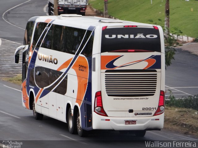 Expresso União 20011 na cidade de Uberlândia, Minas Gerais, Brasil, por Wallison Ferreira. Número da foto: #1569012.