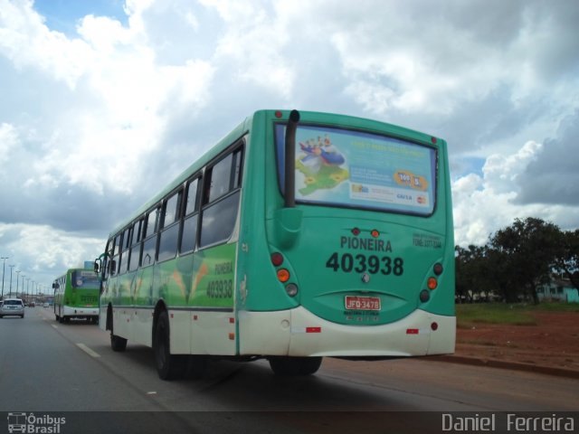 Viação Pioneira 403938 na cidade de Brasília, Distrito Federal, Brasil, por Daniel  Ferreira. Número da foto: #1568686.