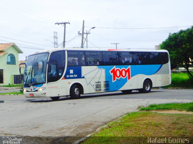 Auto Viação 1001 RJ 108.754 na cidade de Campos dos Goytacazes, Rio de Janeiro, Brasil, por Rafael Gomes . ID da foto: 1569083.