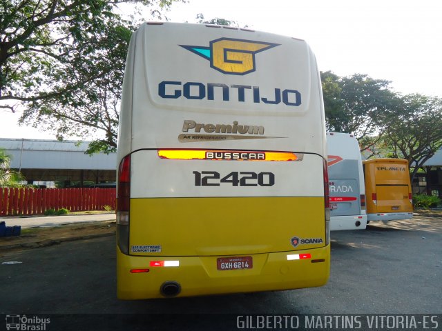 Empresa Gontijo de Transportes 12420 na cidade de Vitória, Espírito Santo, Brasil, por Gilberto Martins. Número da foto: #1569165.