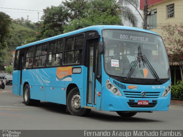 Linave Transportes RJ 146.115 na cidade de Paty do Alferes, Rio de Janeiro, Brasil, por Fernando Araujo Machado Fambus. Número da foto: #1569373.