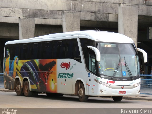 Eucatur - Empresa União Cascavel de Transportes e Turismo 4748 na cidade de Curitiba, Paraná, Brasil, por Krayon Klein. Número da foto: #1569389.