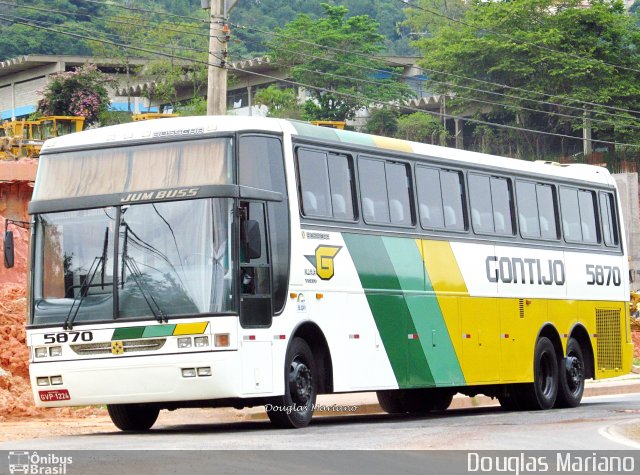 Empresa Gontijo de Transportes 5870 na cidade de Belo Horizonte, Minas Gerais, Brasil, por Douglas Mariano. ID da foto: 1568254.