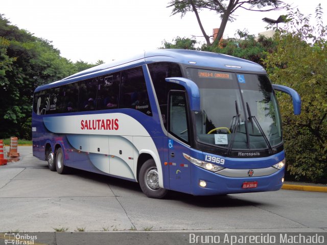 Viação Salutaris e Turismo 13969 na cidade de São Paulo, São Paulo, Brasil, por Bruno Aparecido Machado. Número da foto: #1567684.