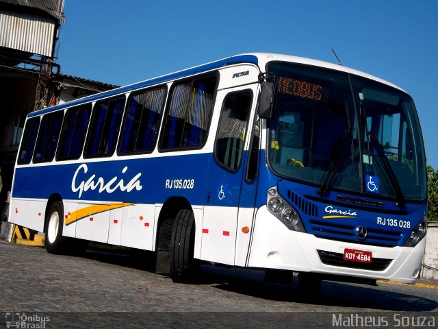 Expresso Garcia RJ 135.028 na cidade de Niterói, Rio de Janeiro, Brasil, por Matheus Souza. Número da foto: #1569149.