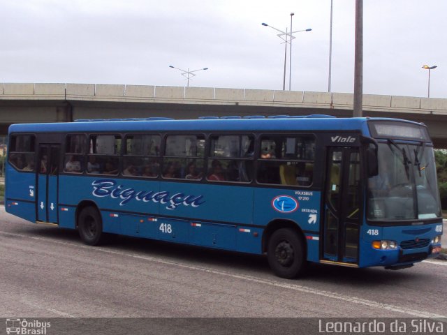 Biguaçu Transportes Coletivos Administração e Participação 418 na cidade de Florianópolis, Santa Catarina, Brasil, por Leonardo da Silva. Número da foto: #1568041.