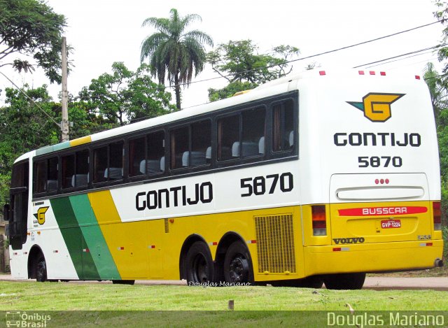 Empresa Gontijo de Transportes 5870 na cidade de Belo Horizonte, Minas Gerais, Brasil, por Douglas Mariano. ID da foto: 1568280.