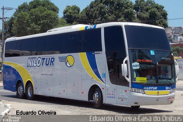 Nilotur - Nilo Transportes e Turismo 2010 na cidade de Rio de Janeiro, Rio de Janeiro, Brasil, por Eduardo Oliveira. Número da foto: #1569050.