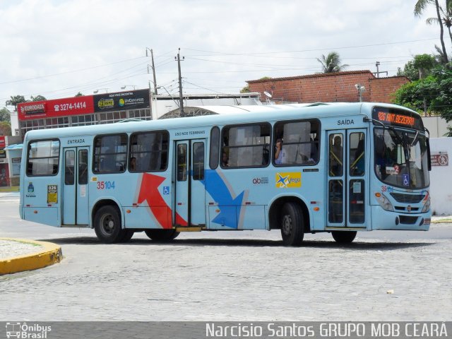 Rota Sol > Vega Transporte Urbano 35104 na cidade de Fortaleza, Ceará, Brasil, por Narcisio  Santos de Almeida. Número da foto: #1569419.