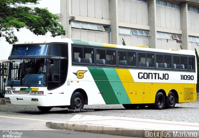 Empresa Gontijo de Transportes 11090 na cidade de Belo Horizonte, Minas Gerais, Brasil, por Douglas Mariano. ID da foto: 1568106.