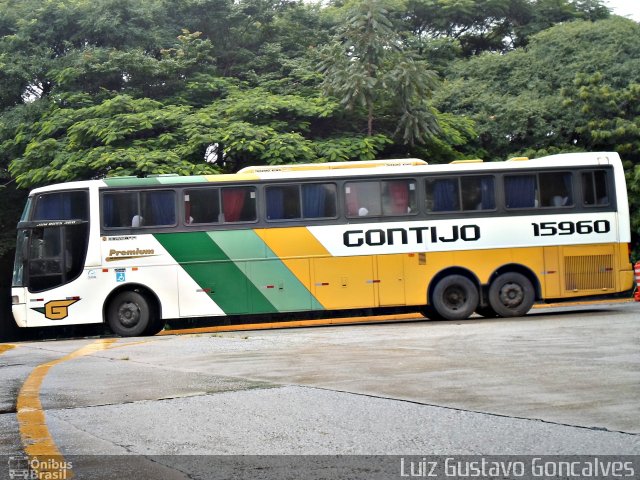 Empresa Gontijo de Transportes 15960 na cidade de São Paulo, São Paulo, Brasil, por Luiz Gustavo Goncalves. ID da foto: 1568923.