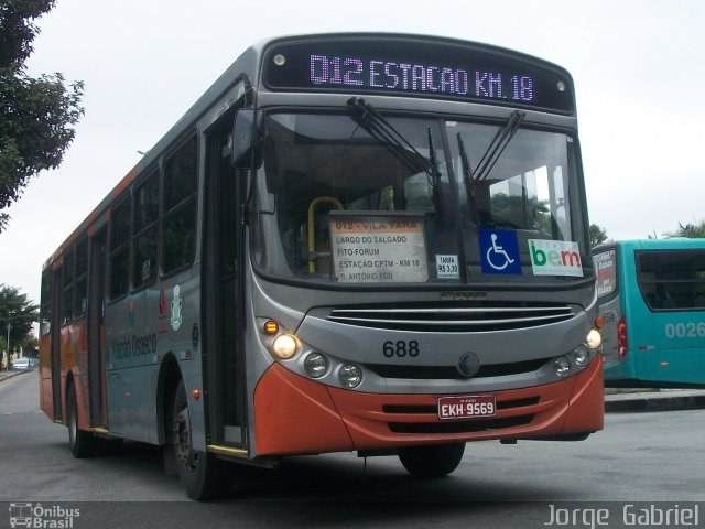 Viação Osasco 688 na cidade de Osasco, São Paulo, Brasil, por Jorge  Gabriel. ID da foto: 1567280.