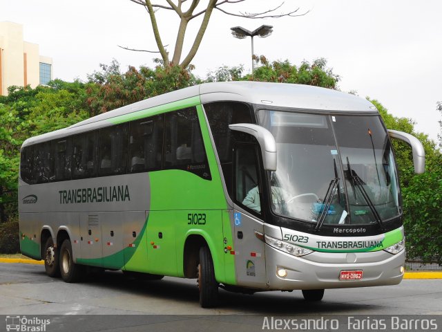 Transbrasiliana Transportes e Turismo 51023 na cidade de São Paulo, São Paulo, Brasil, por Alexsandro  Farias Barros. Número da foto: #1567227.