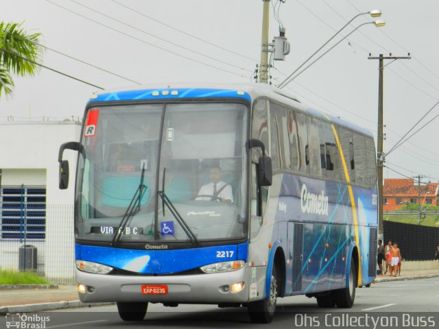 Viação Cometa 2217 na cidade de Praia Grande, São Paulo, Brasil, por Orlando H. Silva. ID da foto: 1569297.