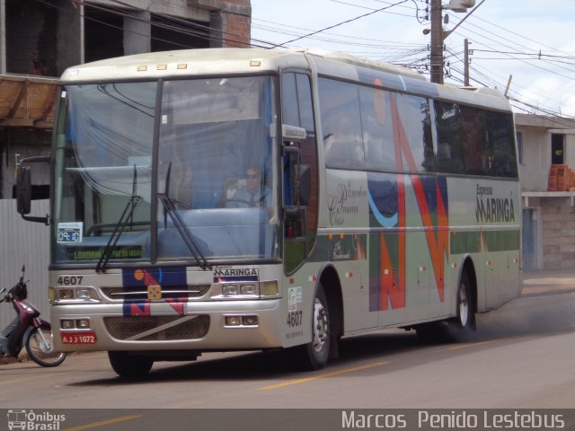 Expresso Maringá 4607 na cidade de Cascavel, Paraná, Brasil, por Marcos  Penido. Número da foto: #1567480.