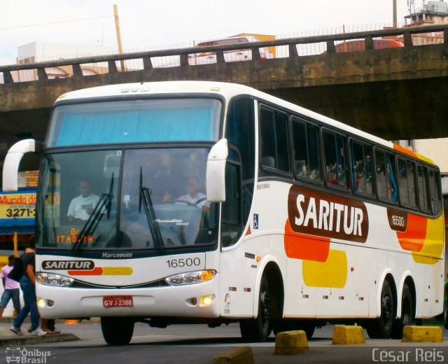 Saritur - Santa Rita Transporte Urbano e Rodoviário 16500 na cidade de Belo Horizonte, Minas Gerais, Brasil, por César Ônibus. Número da foto: #1569167.