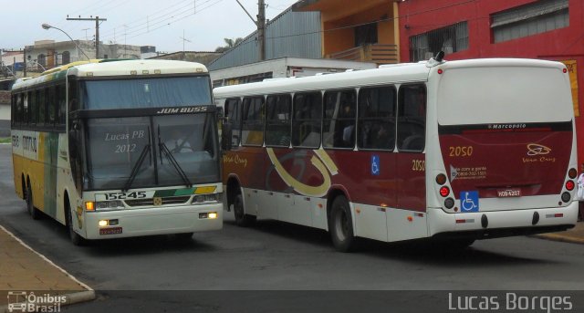 Empresa Gontijo de Transportes 15245 na cidade de Araxá, Minas Gerais, Brasil, por Lucas Borges . ID da foto: 1568344.