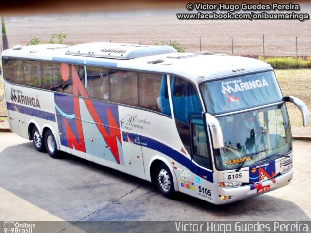 Expresso Maringá 5105 na cidade de Campo Mourão, Paraná, Brasil, por Victor Hugo Guedes Pereira. Número da foto: #1567489.