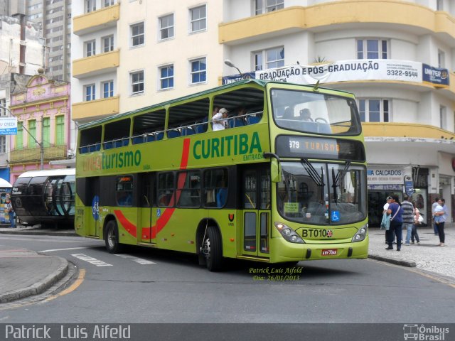 Transporte Coletivo Glória BT010 na cidade de Curitiba, Paraná, Brasil, por Patrick  Luis Aifeld. Número da foto: #1569330.