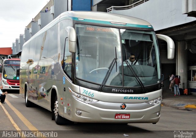 Viação Garcia 7466 na cidade de São José do Rio Preto, São Paulo, Brasil, por Aislan Nascimento. Número da foto: #1569423.