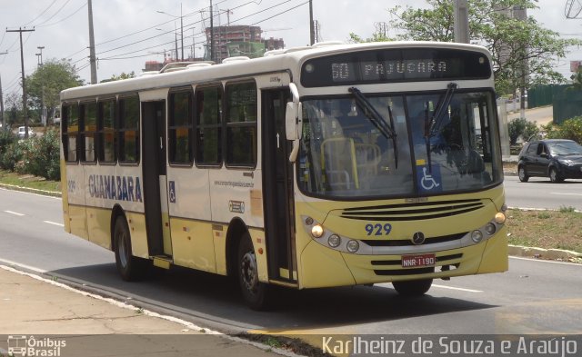 Transportes Guanabara 929 na cidade de Natal, Rio Grande do Norte, Brasil, por Karlheinz de Souza e Araújo. Número da foto: #1567422.