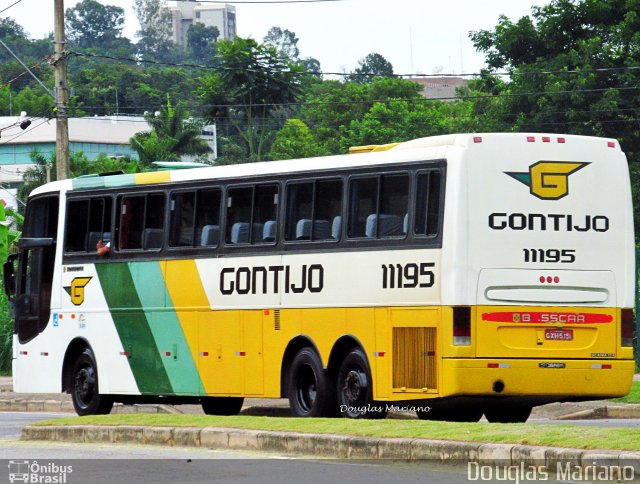 Empresa Gontijo de Transportes 11195 na cidade de Belo Horizonte, Minas Gerais, Brasil, por Douglas Mariano. ID da foto: 1570423.