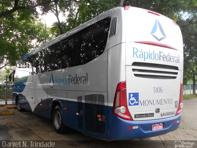 Rápido Federal 3106 na cidade de São Paulo, São Paulo, Brasil, por Daniel Nascimento  Trindade. Número da foto: #1569673.