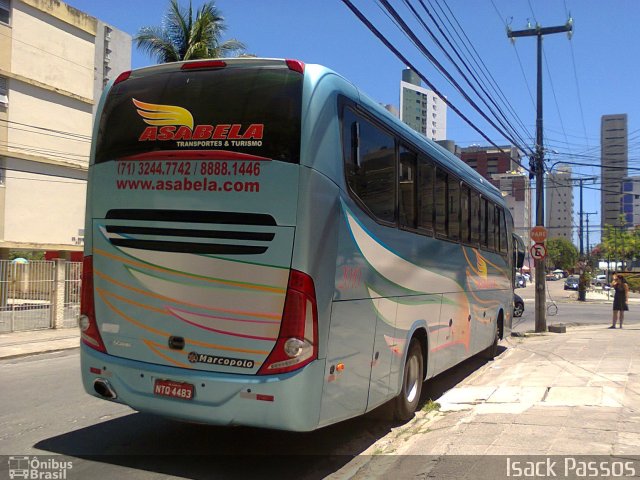 Asabela Transportes e Turismo 2010 na cidade de Recife, Pernambuco, Brasil, por Isack Passos. ID da foto: 1569830.