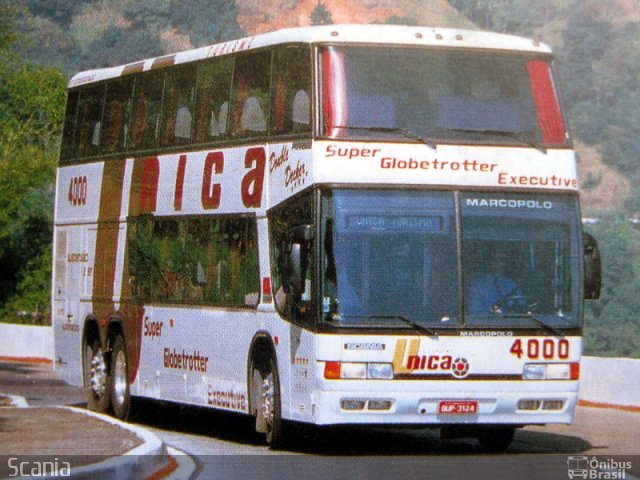 Transportes Única Petrópolis 4000 na cidade de Petrópolis, Rio de Janeiro, Brasil, por Mailson Amâncio. Número da foto: #1570999.