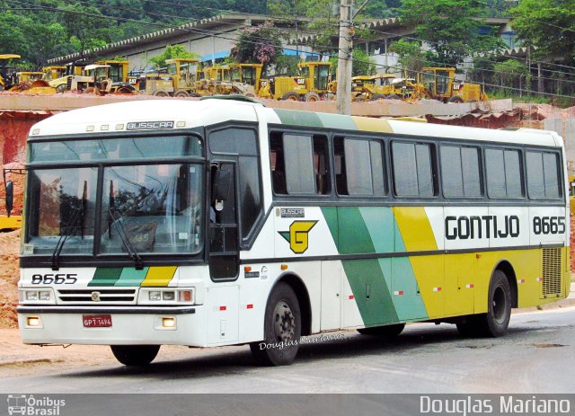 Empresa Gontijo de Transportes 8665 na cidade de Belo Horizonte, Minas Gerais, Brasil, por Douglas Mariano. ID da foto: 1570870.